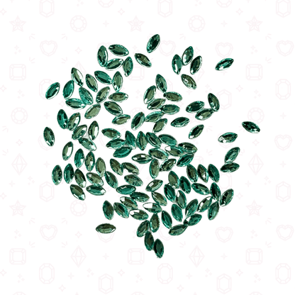 Navette Shape - 2mm x 3mm - NFH Flatback Rhinestone