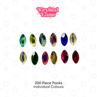 Navette Shape - 2mm x 3mm - Bulk Pack