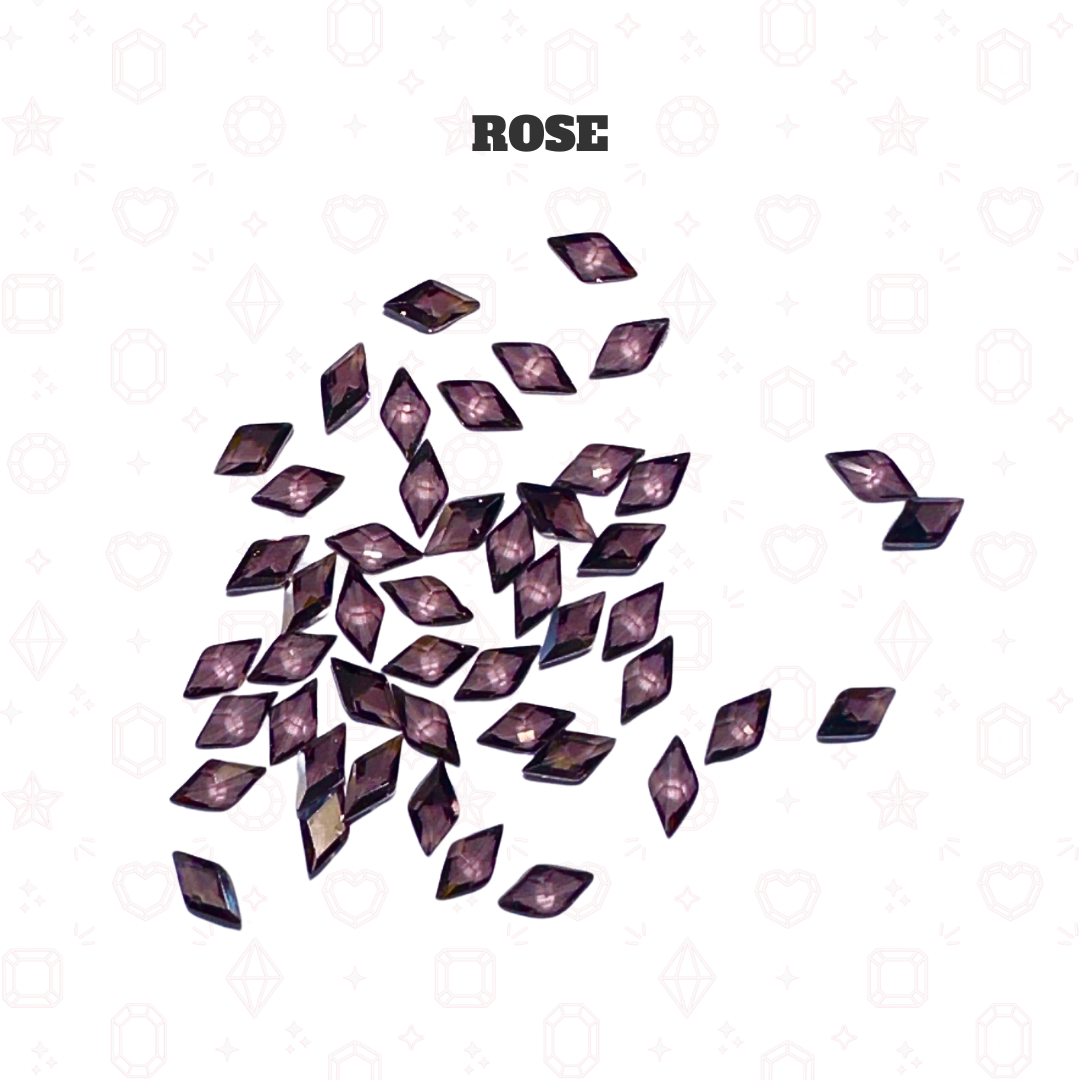 Foil Free Diamond Shape Flatbacks