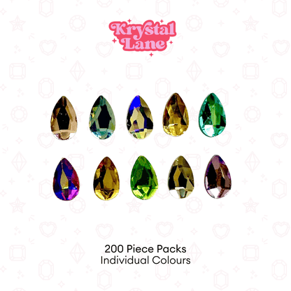 Pear Shape -  3mm x 5mm - Bulk Pack