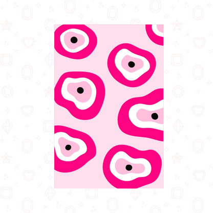 Pink Evil Eye Canvas Kit