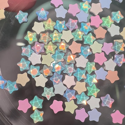 Star Flower Opalite - 4mm -  NHF Flatback Rhinestone