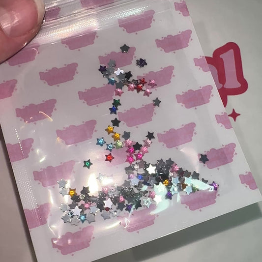 Acrylic Mini Star Confetti Mix - NHF Flatback
