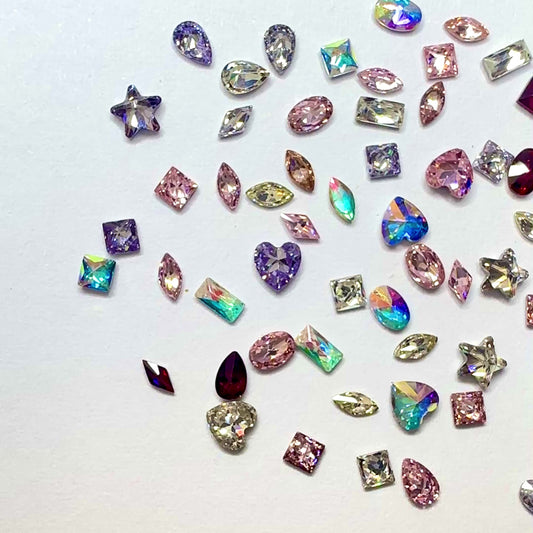 Mixed CZ Crystal Confetti Mix - Crystals for Tooth Gems & Nail Art