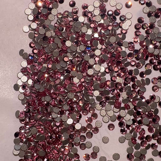Swarovski 2000 Rose Flatback - Light Rose (SS3) - Retail Pack