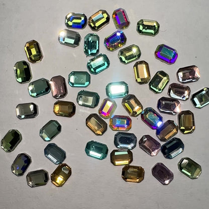 Emerald Shape Rhinestone Confetti - Rhinestones for Tooth Gems & Nail Art