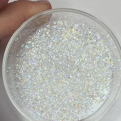 Micro Pixie Crystals - White AB