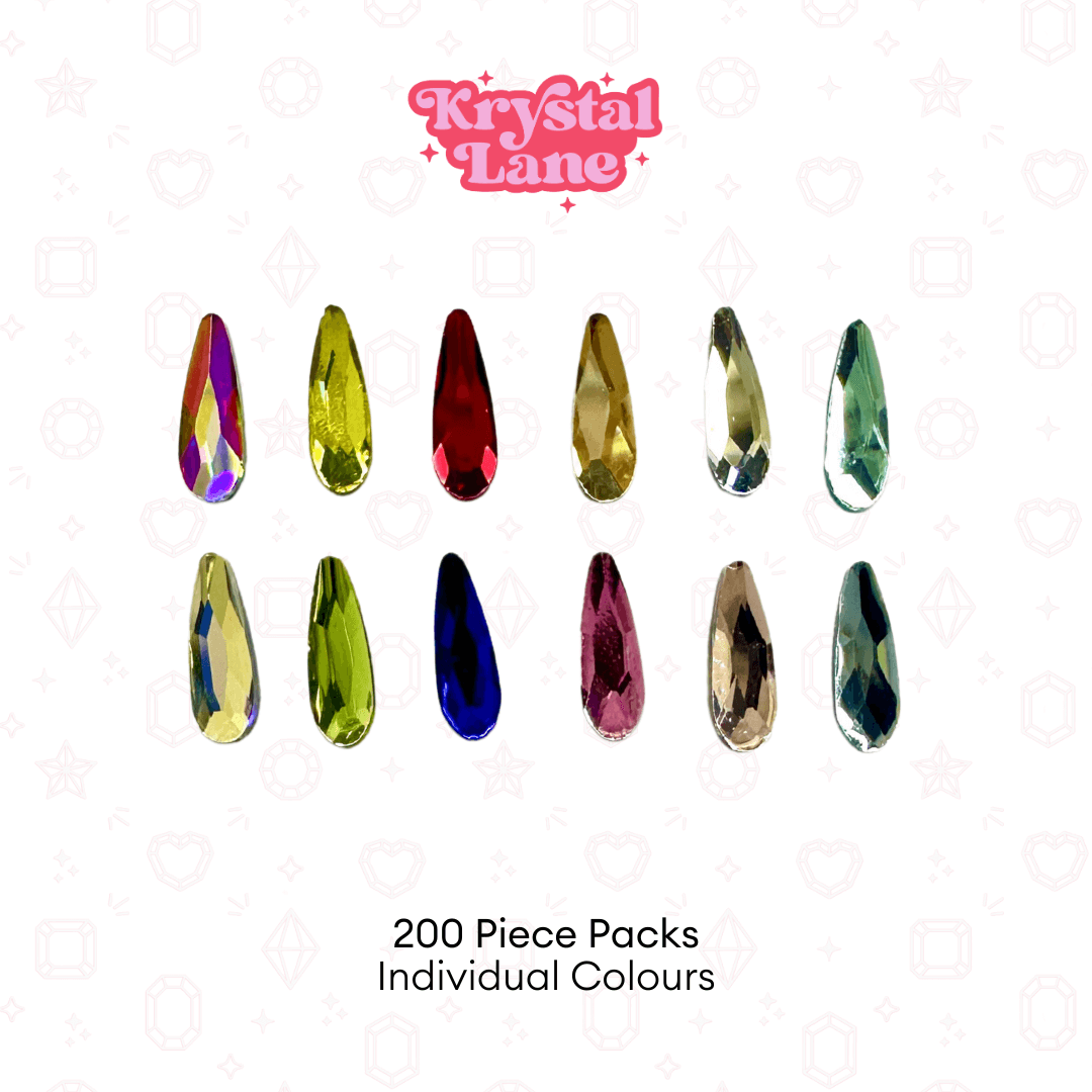 Raindrop Shape - 2mm x 6mm - Bulk Pack