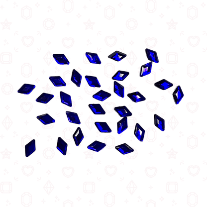 Diamond Rhombus Shape -  3mm x 5mm - NHF Flatback Rhinestone
