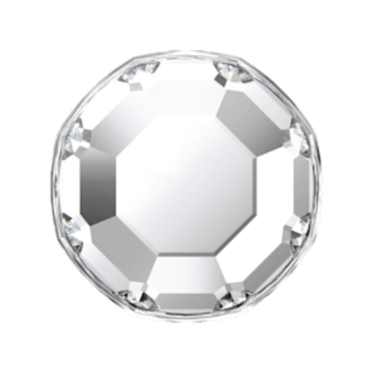 Swarovski 2000 Rose Flatback - Crystal (SS3) - Retail Pack