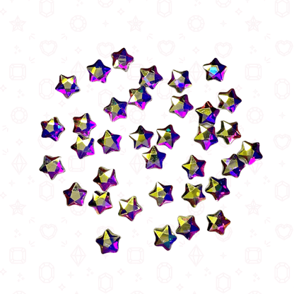 Star Flower - 4mm - NFH Flatback Rhinestones