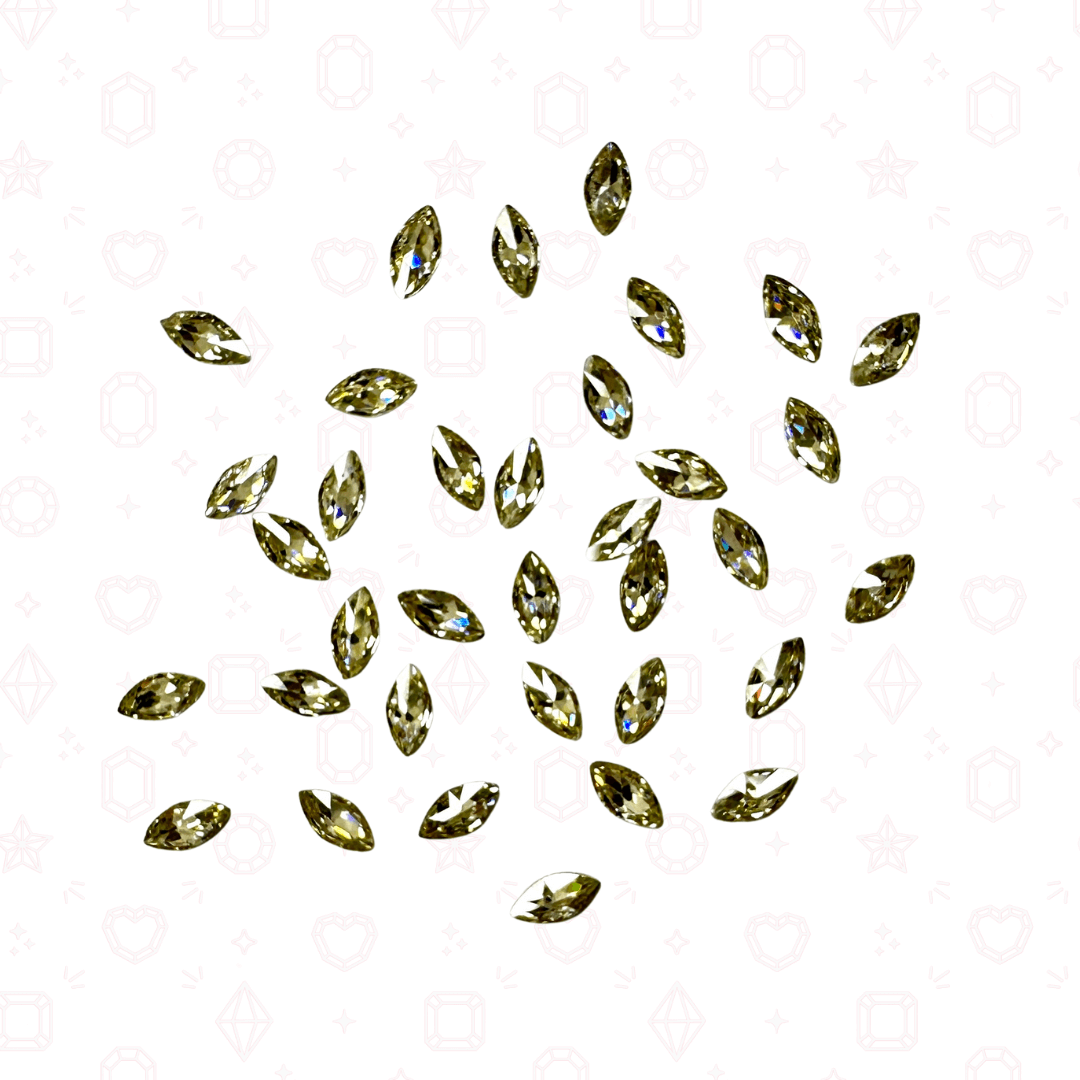 Mini Navette 1.5mm x 3mm  - Bulk Pack