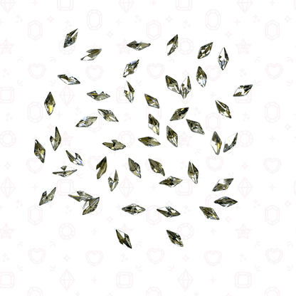 Mini CZ Diamonds 1.5mm x 3mm  - Crystals for Tooth Gems & Nail Art