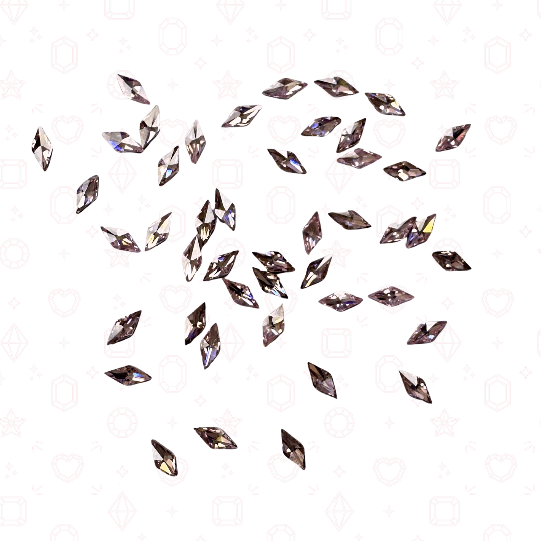 Mini CZ Diamonds 1.5mm x 3mm  - Crystals for Tooth Gems & Nail Art