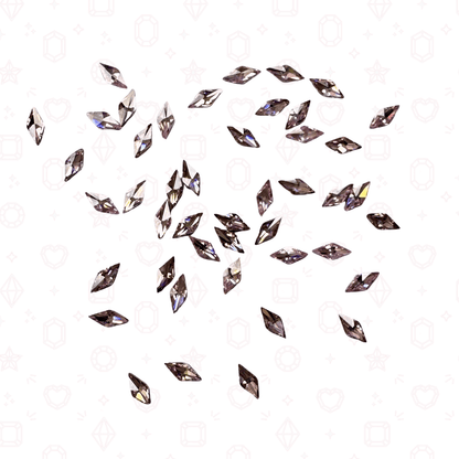 Mini CZ Diamonds 1.5mm x 3mm  - Crystals for Tooth Gems & Nail Art