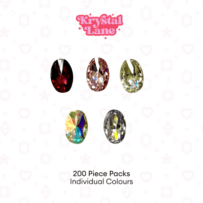 Mini Oval 2mm x 3mm  - Bulk Pack