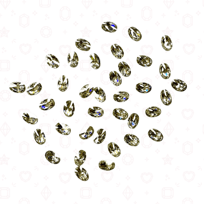 Mini Oval 2mm x 3mm  - Bulk Pack