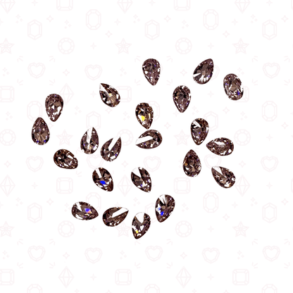 Mini Pear 2mm x 3mm  - Bulk Pack
