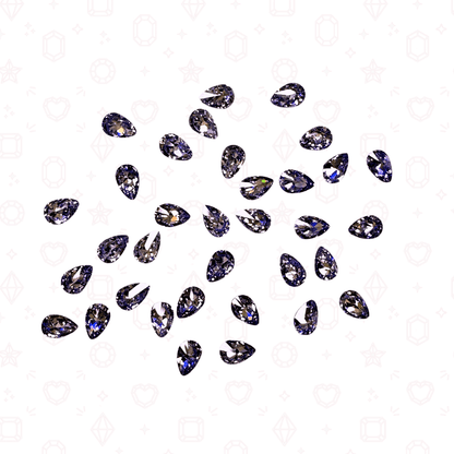 Mini Pear 2mm x 3mm  - Bulk Pack