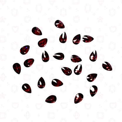 Mini Pear 2mm x 3mm  - Bulk Pack